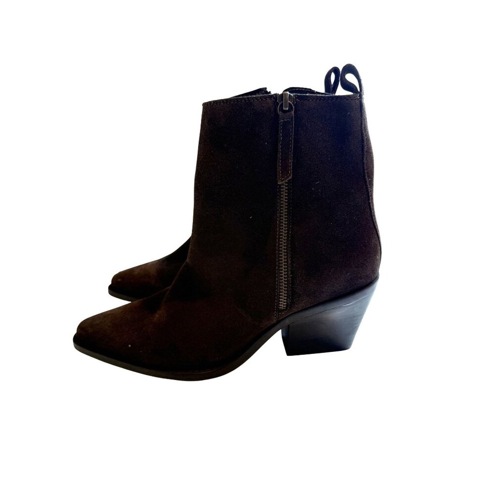 NEW House of Harlow 1960 Brown Suede Ankle Booties Size EU 40 US 9 $259 [jb]
